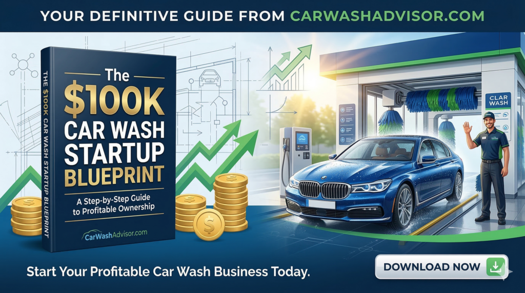 The $100K Car Wash Startup Blueprint from CarWashAdvisor.com